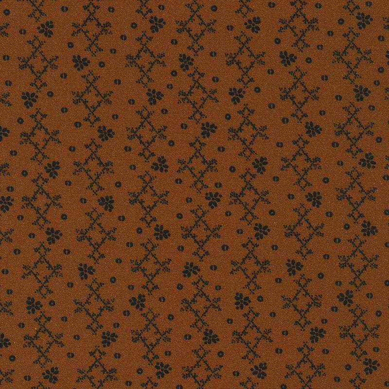 RK Stephenson Country 21404-179 Rust - Cotton Fabric