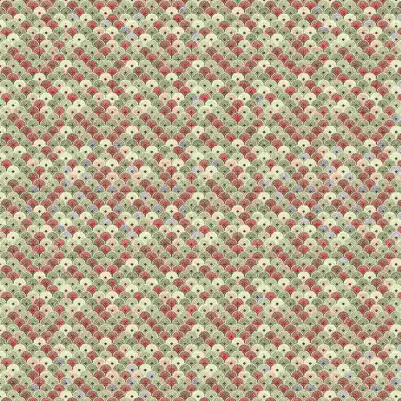 TT Kyoto Garden CM1677-CREAM - Cotton Fabric