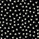 TT Watermelon Party - Tossed Tiny Daises CD1927-BLACK - Cotton Fabric