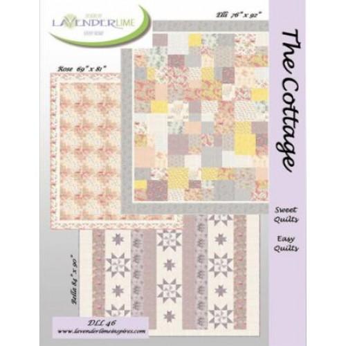 The Cottage Quilt Pattern 3 Sizes - DLL 46