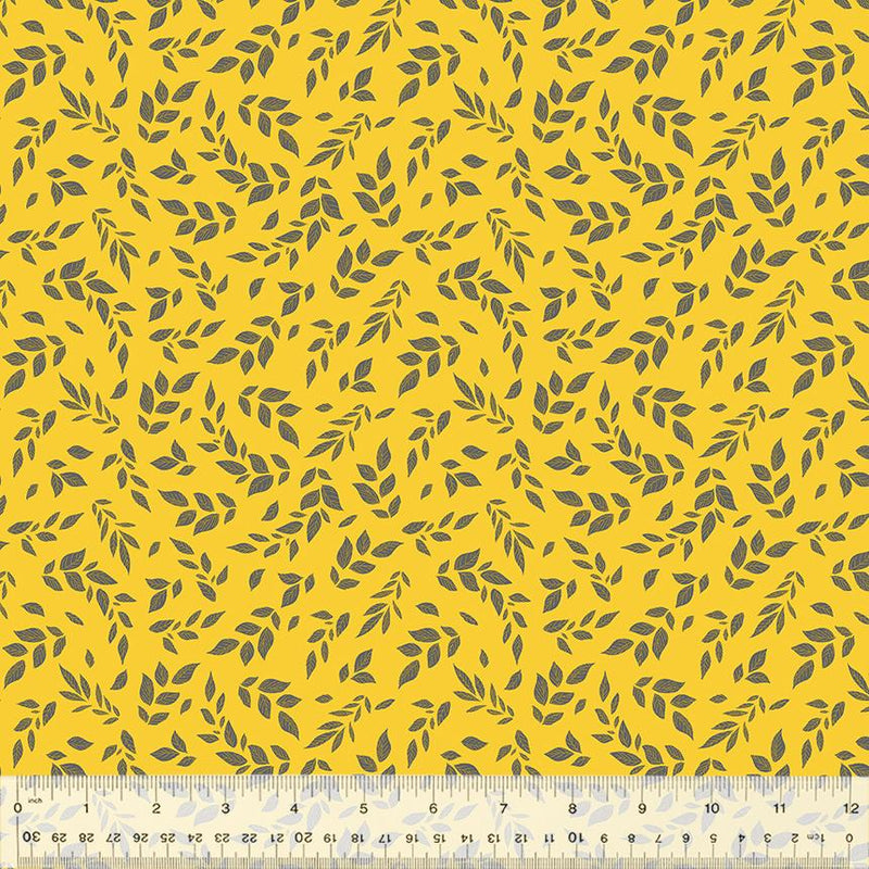 WHM Belle 53438-1 Yellow - Cotton Fabric