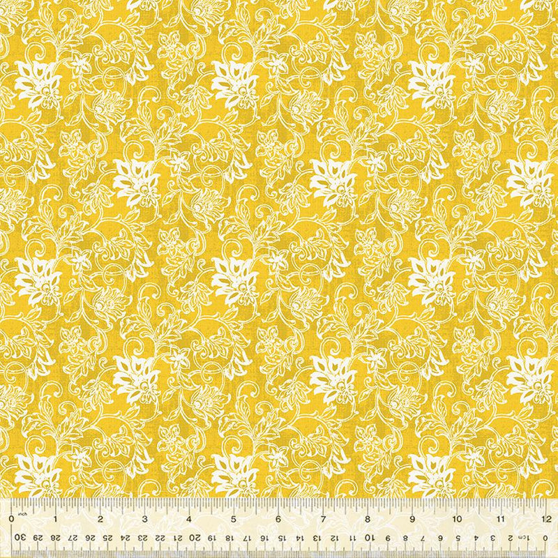 WHM Belle 53439-1 Yellow - Cotton Fabric