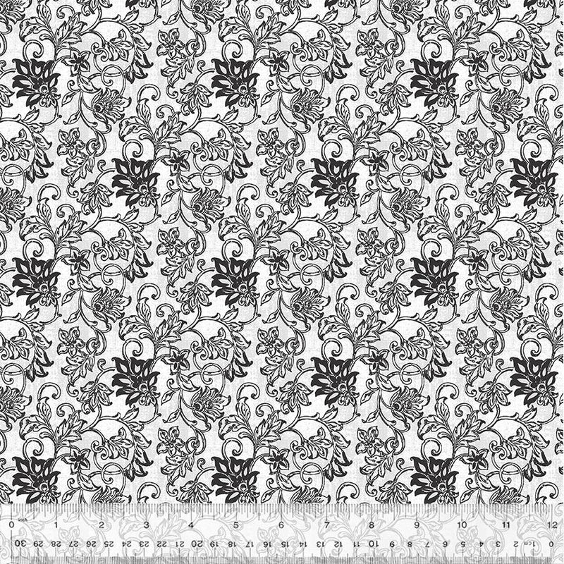 WHM Belle 53439-3 Dove - Cotton Fabric