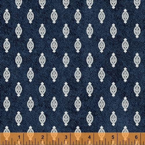 WHM Gina 50925-1 Dark Blue - Cotton Fabric