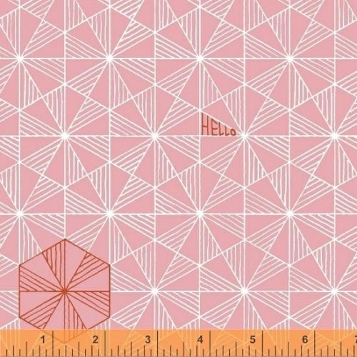 WHM Good Vibes Only 51108-21 Pink - Cotton Fabric
