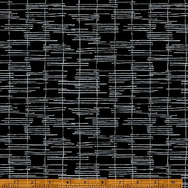 WHM Maker's Collage 52013A-2 Black - Cotton Fabric