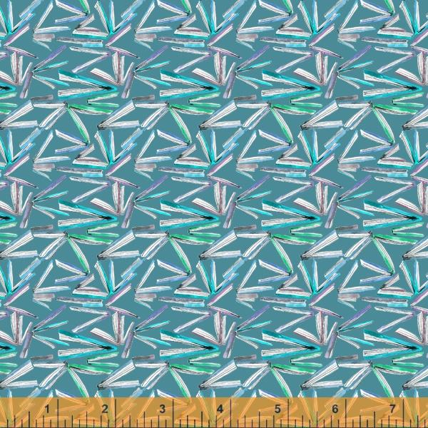 WHM Read 52636D-4 Teal - Cotton Fabric