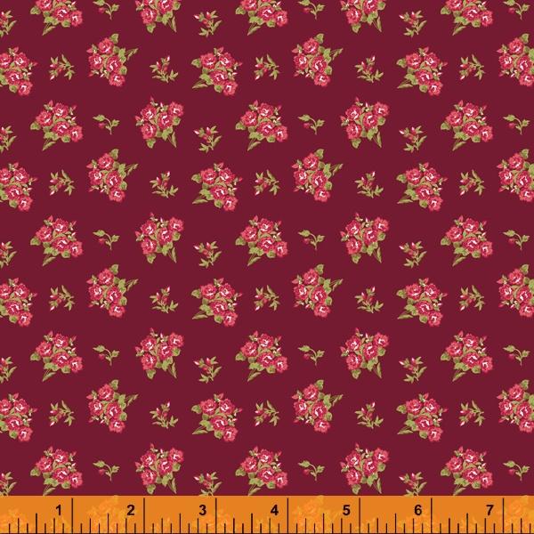 WHM Rowan 52935-2 Rose Bunch - Cotton Fabric