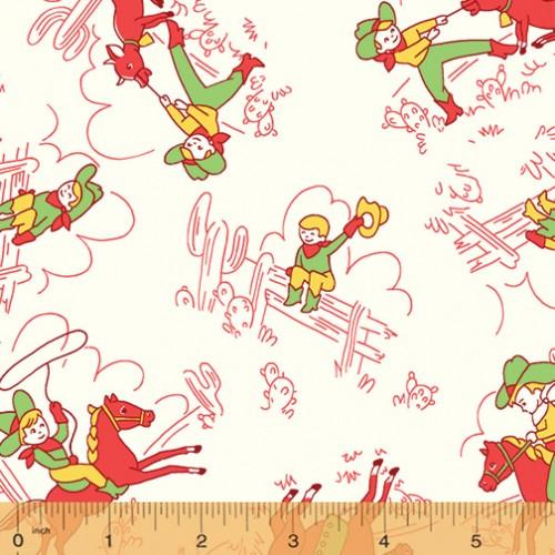 WHM Storybook Ranch 50698-2 Multi - Cotton Fabric