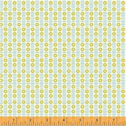 WHM Uppercase Vol. 3 50943-5 Aqua - Cotton Fabric