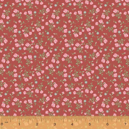 WHM Wish You Were Here 53366-6 Ruby - Cotton Fabric