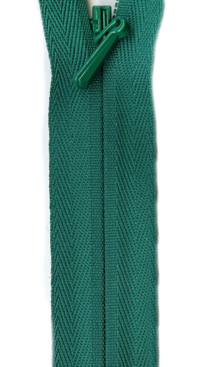 YKK Unique Invisible Zipper 14 Inch Jade - UNI14-540