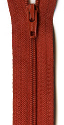 YKK Ziplon Zipper 14 Inch Rust - ZIP14-045