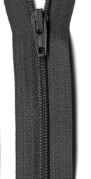 CHK YKK Ziplon Zipper 9 Inch Charcoal - ZIP09-579