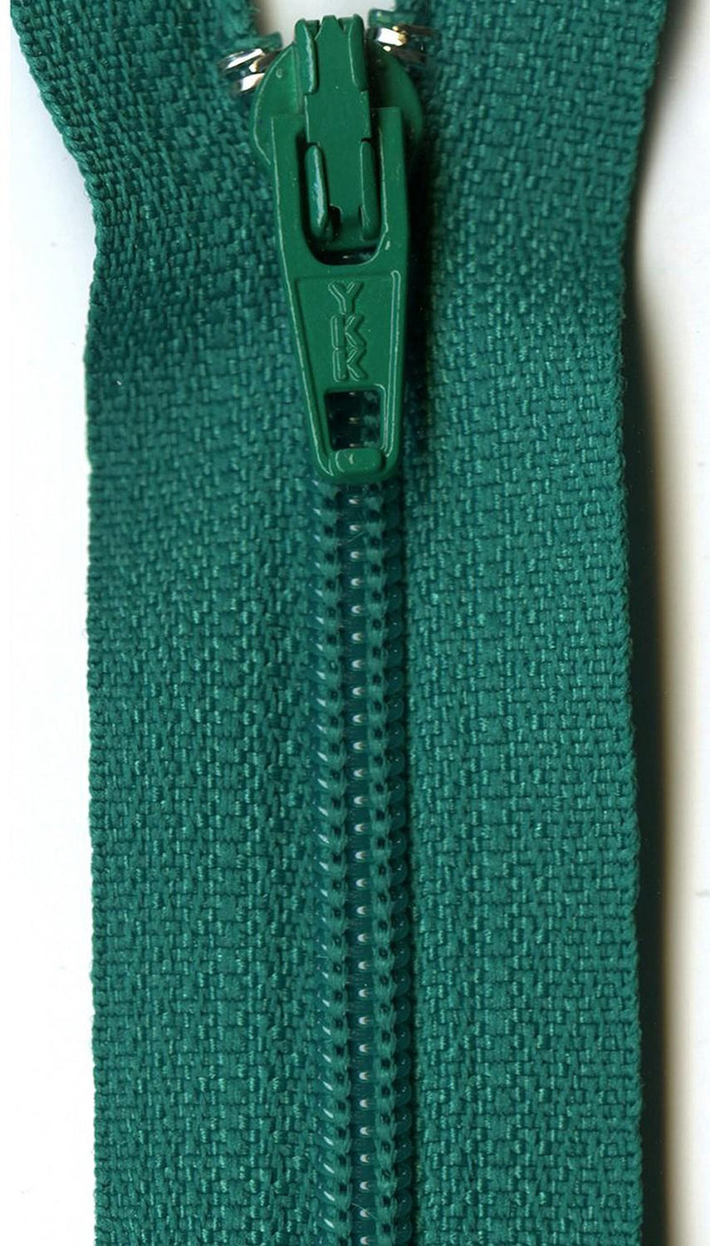 YKK Ziplon Zipper 9 Inch Kelly Green - ZIP09-540