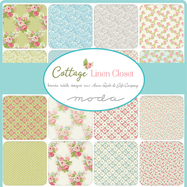 Cottage Linen Closet Collection by Brenda Riddle Designs for Moda Fabrics