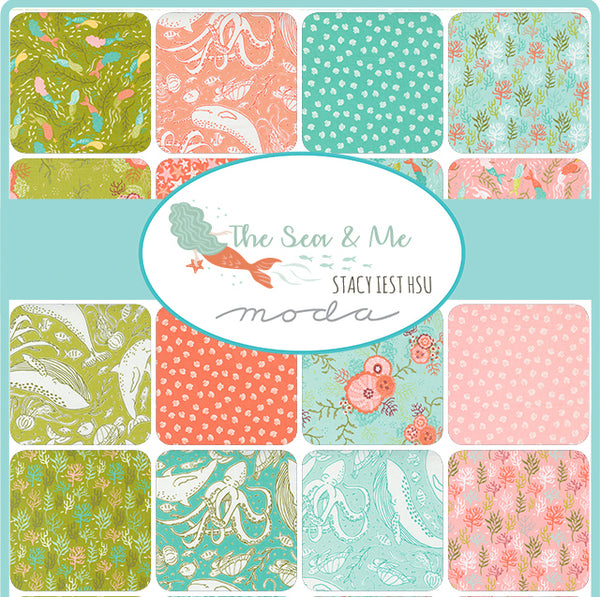 The Sea And Me Collection by Stacy Iest Hsu for Moda Fabrics