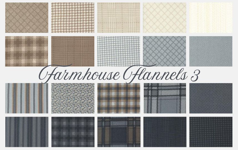 Farmhouse Flannels III by Primitive Gatherings for Moda Fabrics