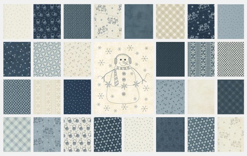 Snowman Gatherings IV by Primitive Gatherings for Moda Fabrics