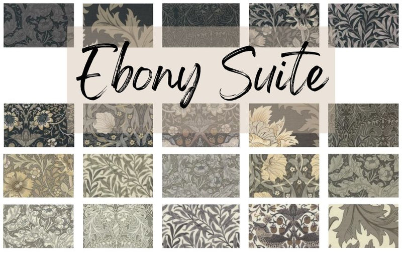 Ebony Suite Charm Pack by Barbara Brackman Moda Precuts – Quilt in a Day Ebony Suite Charm Pack by Barbara Brackman Moda Precuts – Quilt in a Day