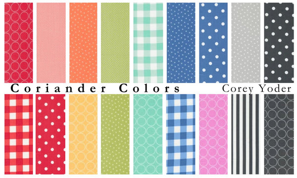 Coriander Colors by Corey Yoder for Moda Fabrics