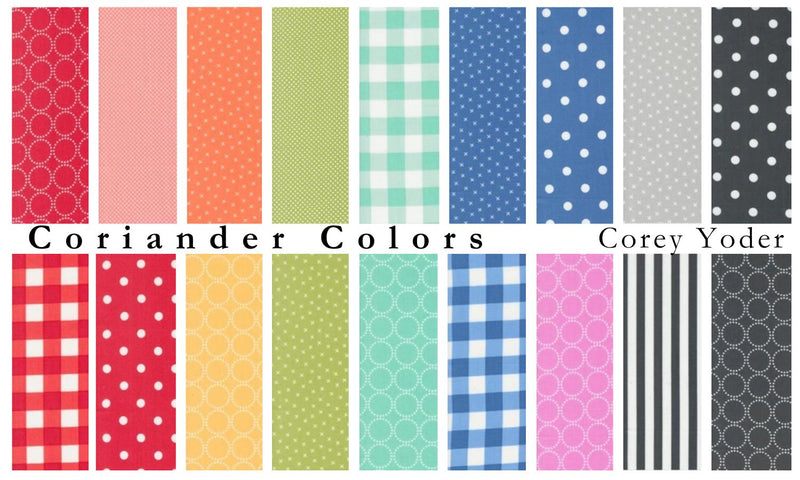 Coriander Colors by Corey Yoder for Moda Fabrics