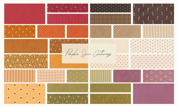 Pumpkin Spice Gatherings by Primitive Gatherings for Moda Fabrics