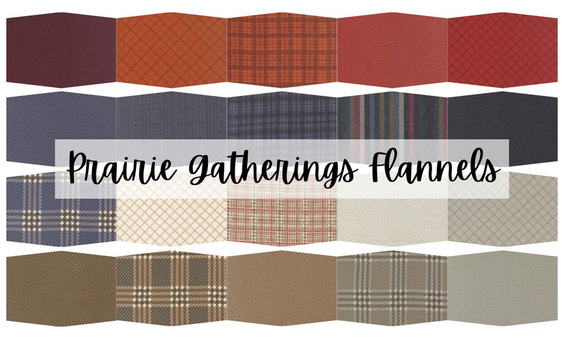 Prairie Gatherings Flannels by Primitive Gatherings for Moda Fabric