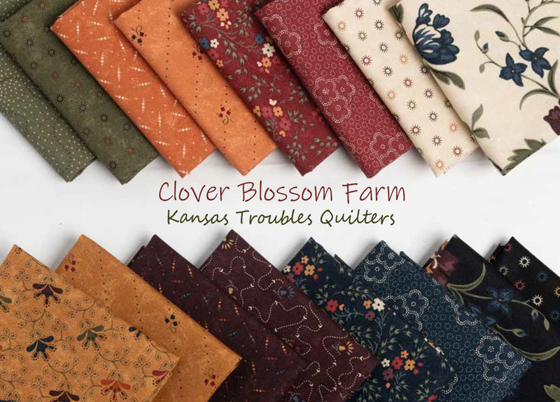 Clover Blossom Farm by Kansas Troubles Quilters for Moda Fabrics