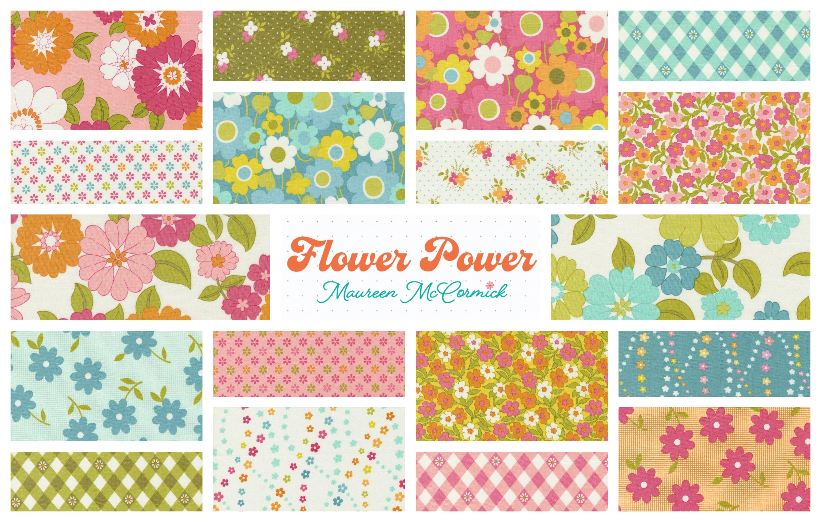Flower Power Moda Flower Power by Maureen McCormick for Moda Fabrics