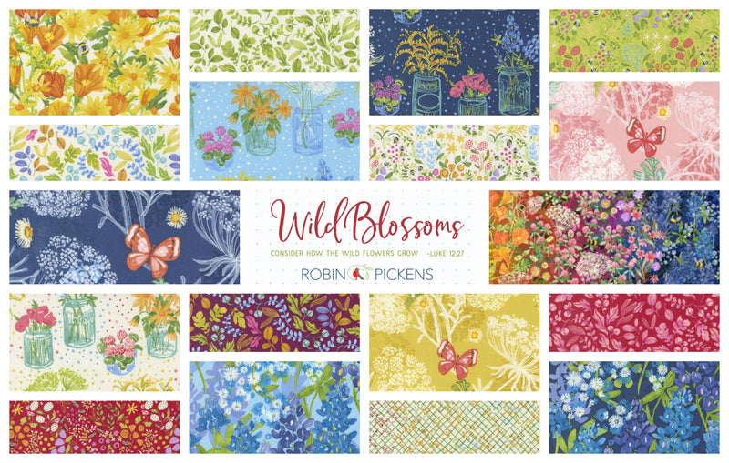 Wild Blossoms by Robin Pickens for Moda Fabrics