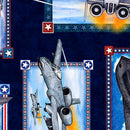 QT Patriot Airforce Patch - 30931-N Navy - Cotton Fabric