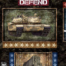 QT Patriot Marines Patch - 30935-J Black - Cotton Fabric