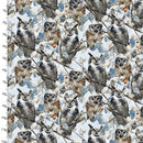 3 WISHES Blue Autumn - 24588-BLU - Cotton Fabric