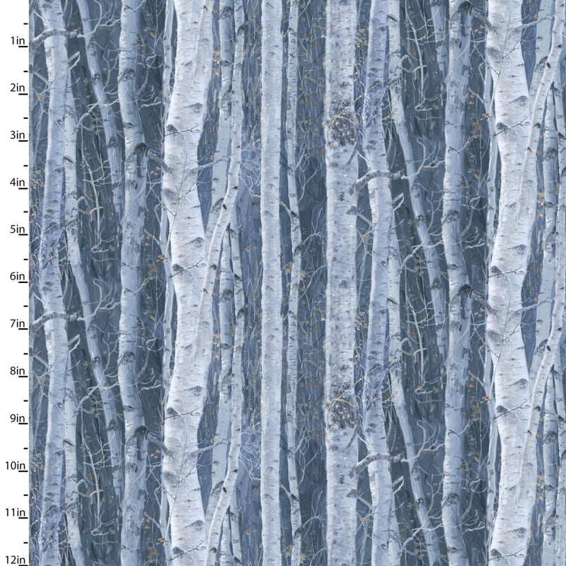 3 WISHES Under the Moonlight - 23767-BLU - Cotton Fabric