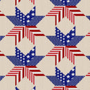 AEN Farmall - 2875-87 Red/Blue - Cotton Fabric