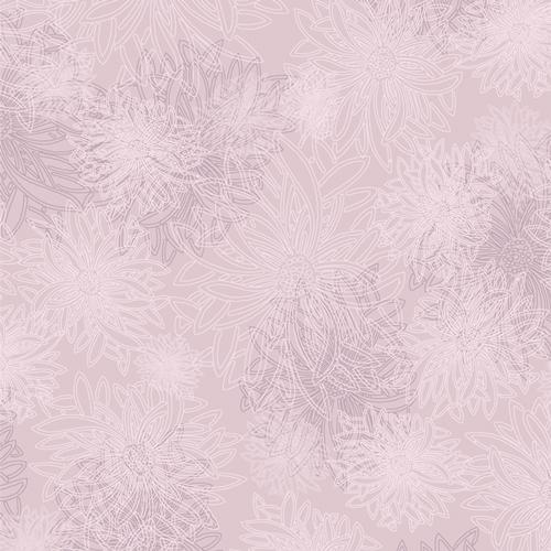 AGF Floral Elements - FE-558 Mauve Haze - Cotton Fabric