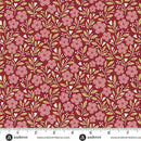 AND A Woodsy Cottage Cottage Garden - A-1365-R Amaranth - Cotton Fabric