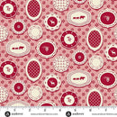 AND A Woodsy Cottage Plate Wall - A-1363-E Rose Pink - Cotton Fabric