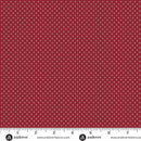 AND A Woodsy Cottage Polka Dot - A-1367-R Dark Cherry - Cotton Fabric
