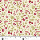 AND A Woodsy Cottage Woodsy Path - A-1364-L Warm White - Cotton Fabric