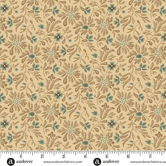 AND Always and Forever Brocade - 1663-L Linen - Cotton Fabric