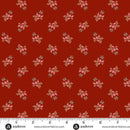 AND Always and Forever Rosehips - 1665-R Cranberry - Cotton Fabric