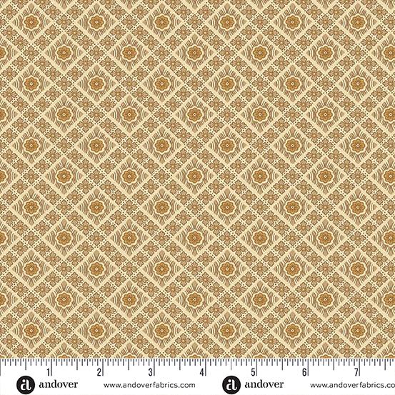AND Always and Forever Sweetbriar - 1666-N Golden - Cotton Fabric