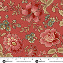 AND Always and Forever Wild Rose - 1660-R Crimson - Cotton Fabric