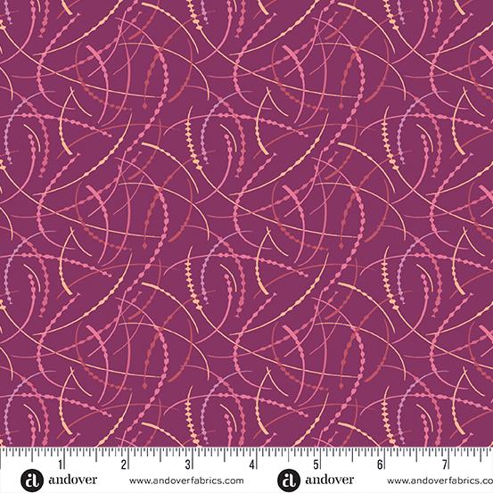 AND At Days End Crop Circles - A-1095-P Sundown - Cotton Fabric