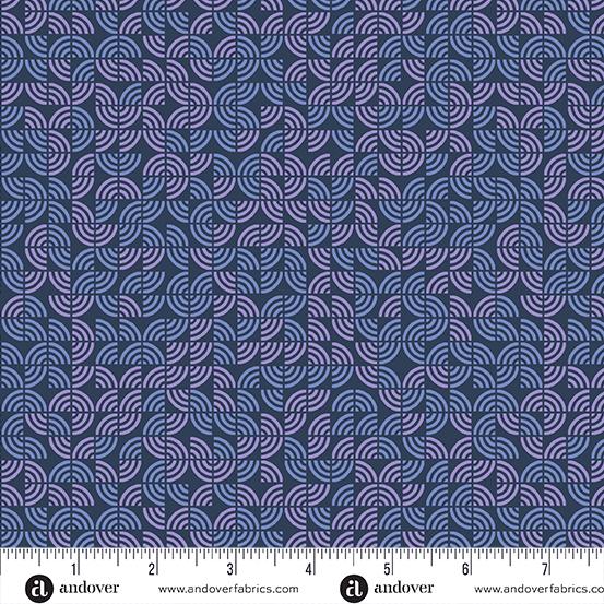 AND At Days End Prairie Winds - A-1096-B Twilight - Cotton Fabric