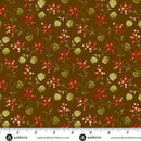 AND Autumn Woods Bittersweet - A-1546-N Hickory - Cotton Fabric