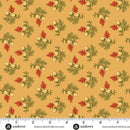 AND Autumn Woods Gathered Acorns - A-1545-Y Butternut - Cotton Fabric
