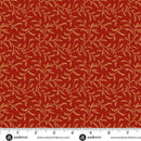 AND Autumn Woods Wild Fern - A-1550-R Crimson - Cotton Fabric